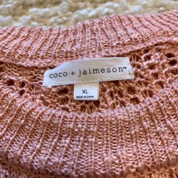 coco + jaimeson pink sweater - Picture 3 of 6